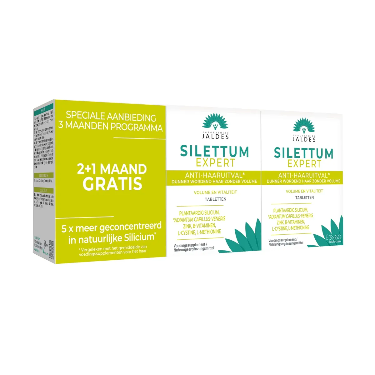 Silettum Kuur 3 Maanden 3x60 Capsules (2 + 1 gratis)
