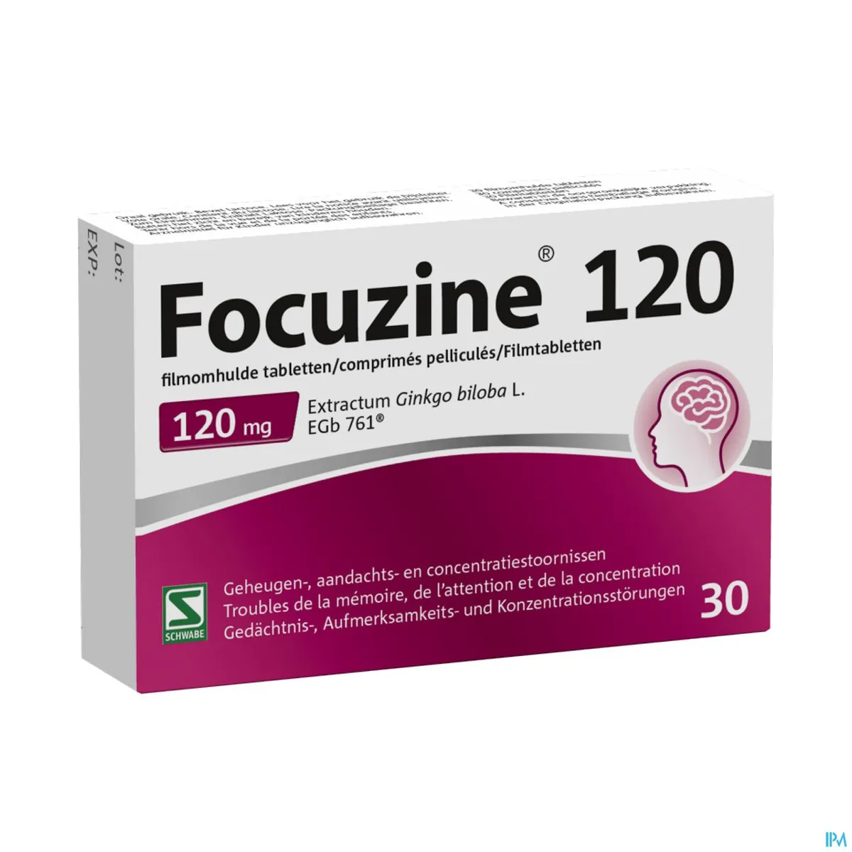 Focuzine 120 mg 30 Tabletten