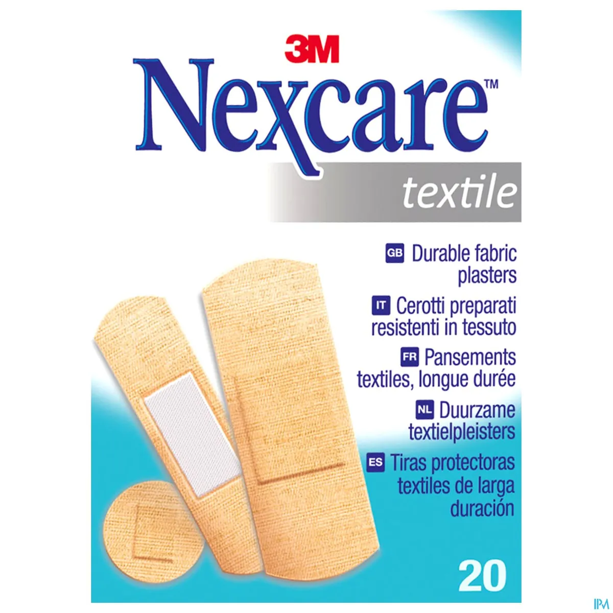 NexCare 3M Textile Strips Assortiment 20 Pleisters