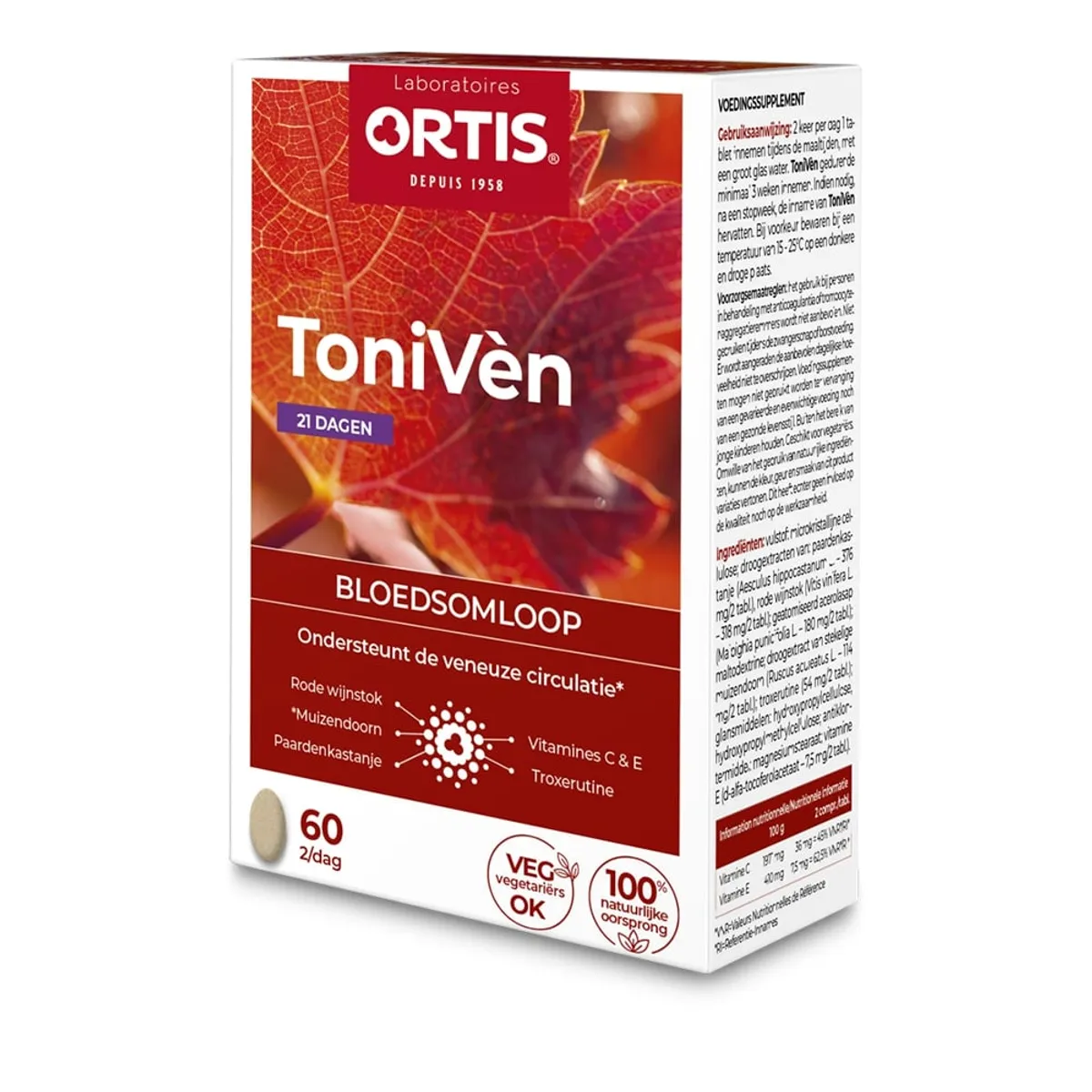 Ortis Toniven 60 tabletten