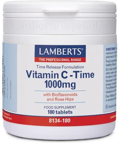 Lamberts Vitamine C 1000 Time Release 180 Tabletten