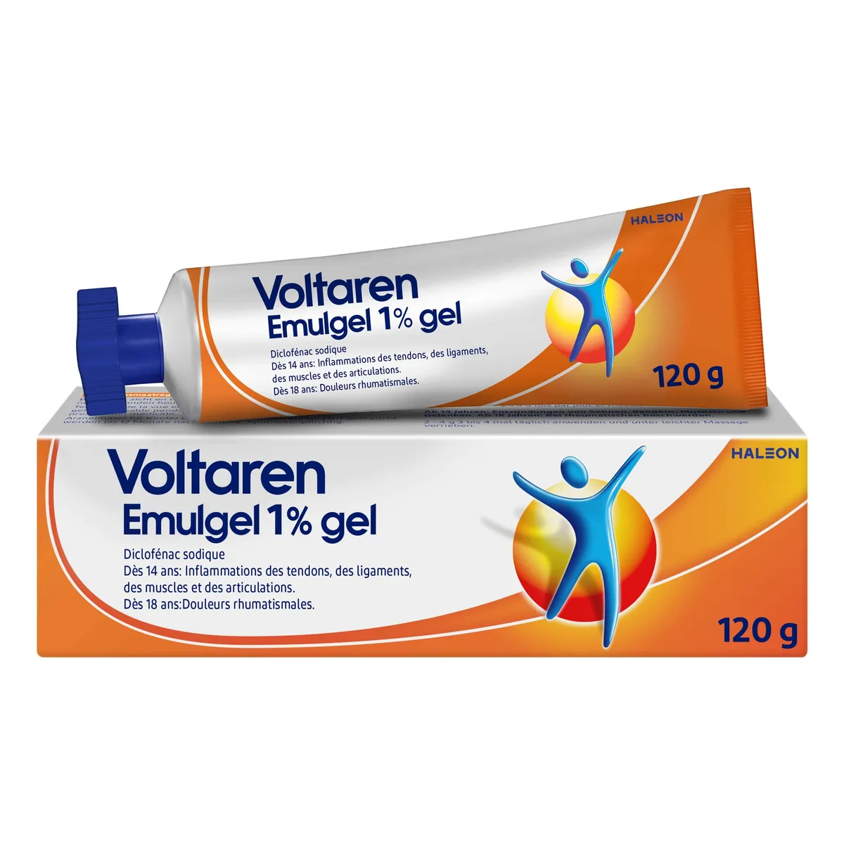Voltaren Emulgel 1 % Gel 120 g met applicatordop