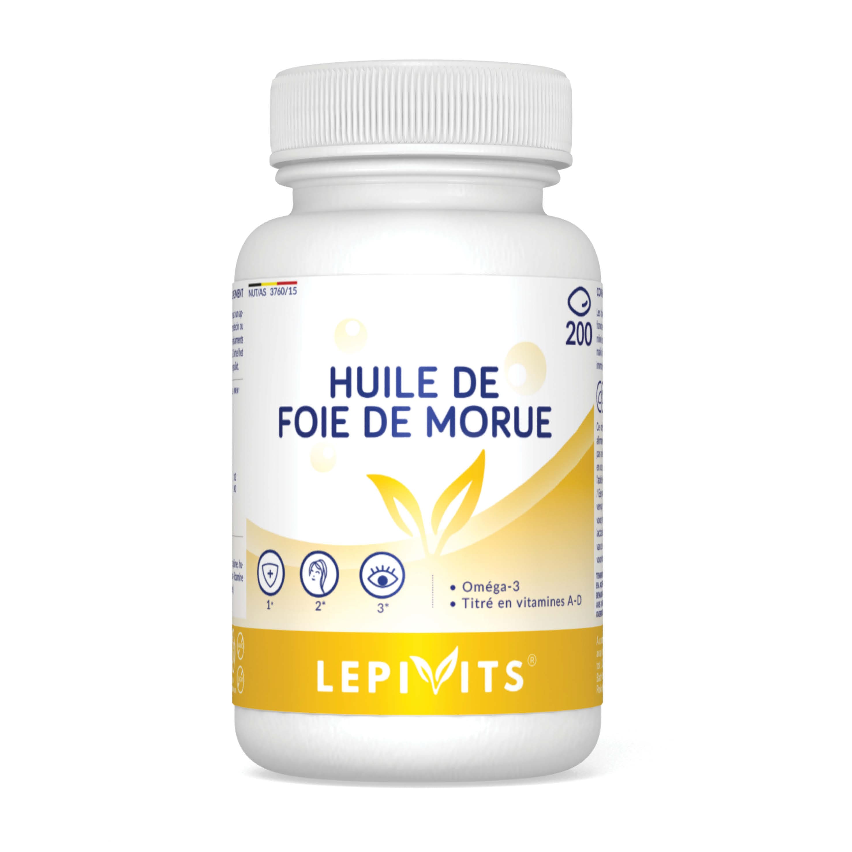 Lepivits Levertraan 200 Capsules - Lepivits