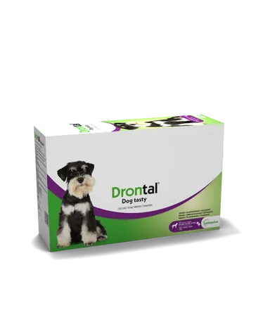 Drontal Tasty Bone 150/144/5 mg 10 kg 17x6 Tabletten