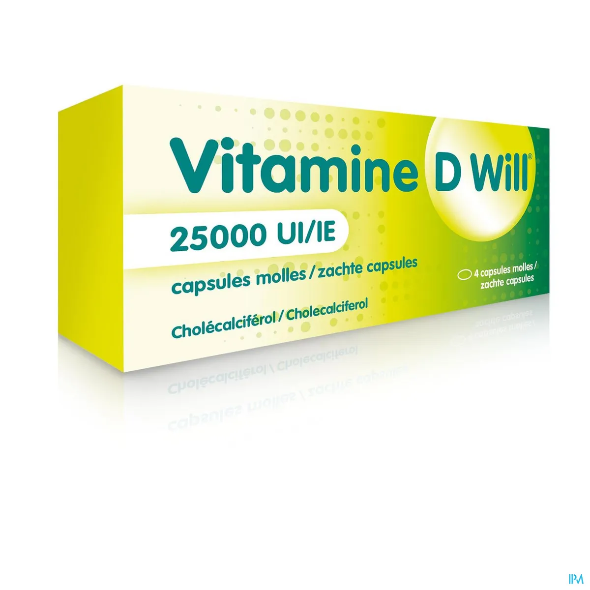 D Will 25000UI 4 Capsules