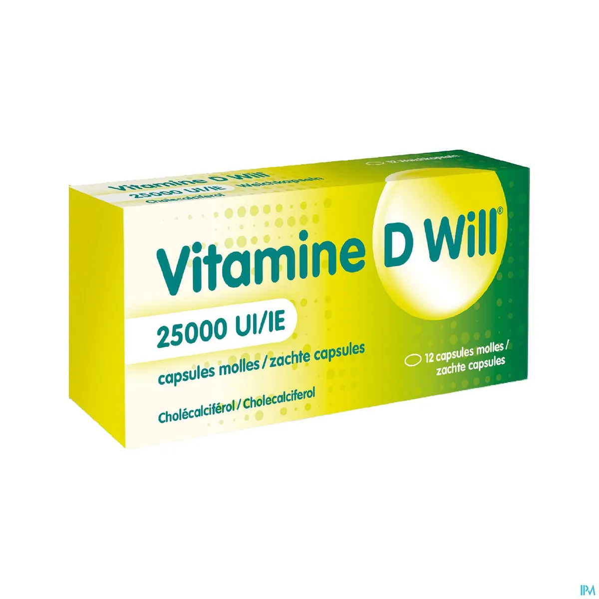 D Will 25000UI 12 Capsules