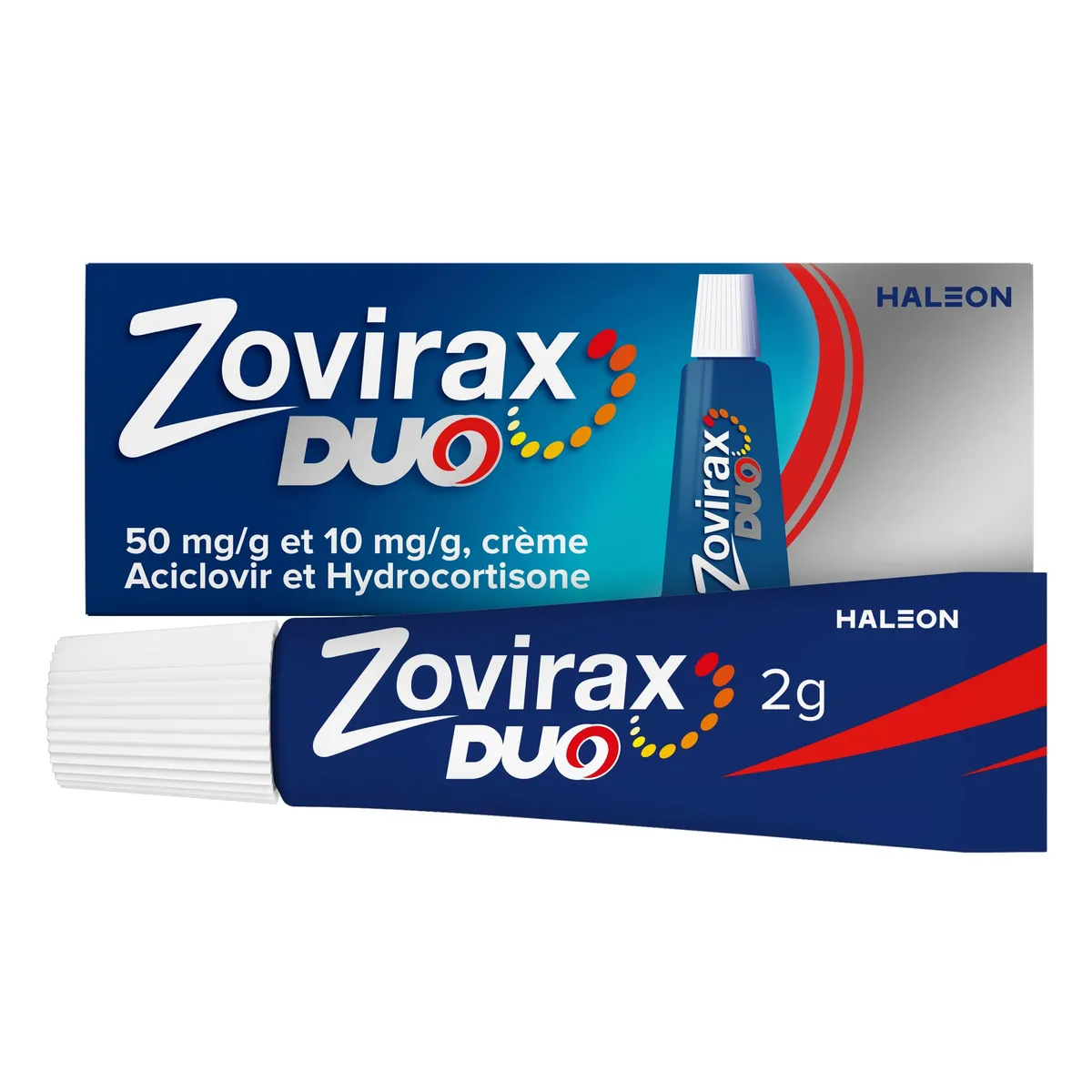 Zovirax Duo 50 mg/g + 10 mg/g Crème 2 g