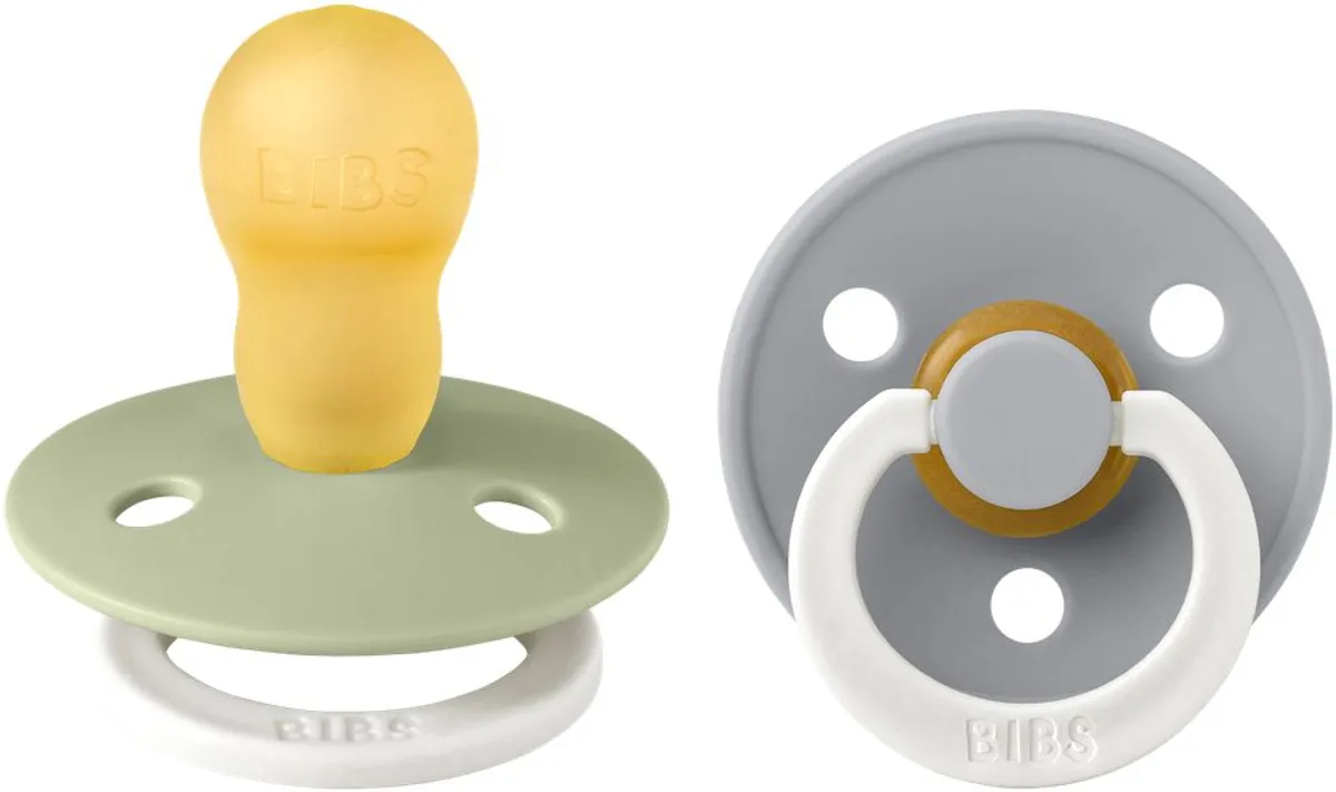Bibs 3 Tetine Duo Sage Cloud Glow In The Dark