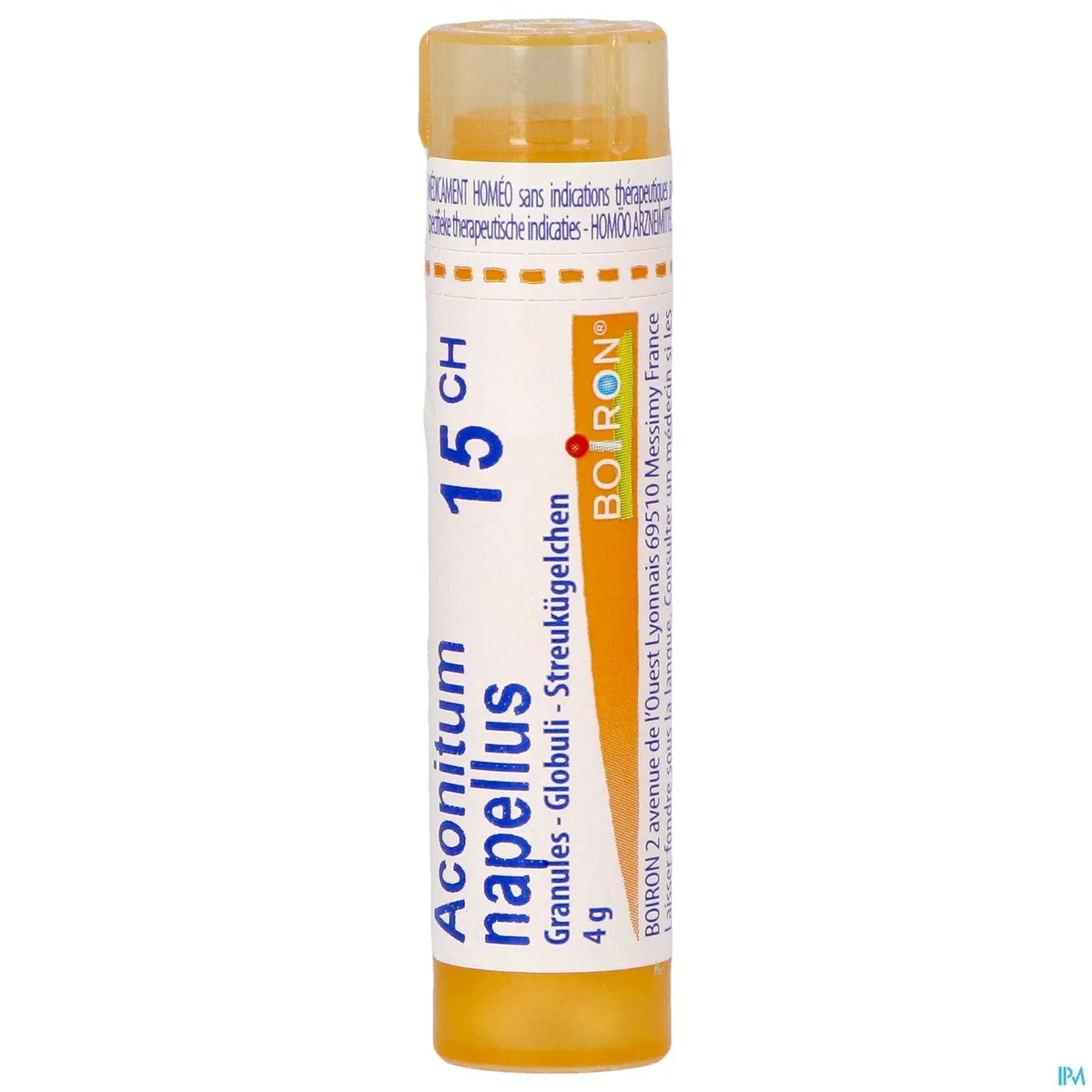 Aconitum Napellus 15CH Granules 4g Boiron