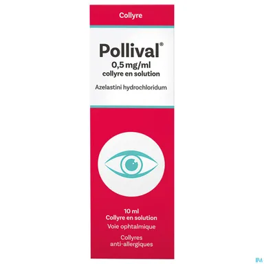 Pollival 0,5 mg Collyre 10 ml