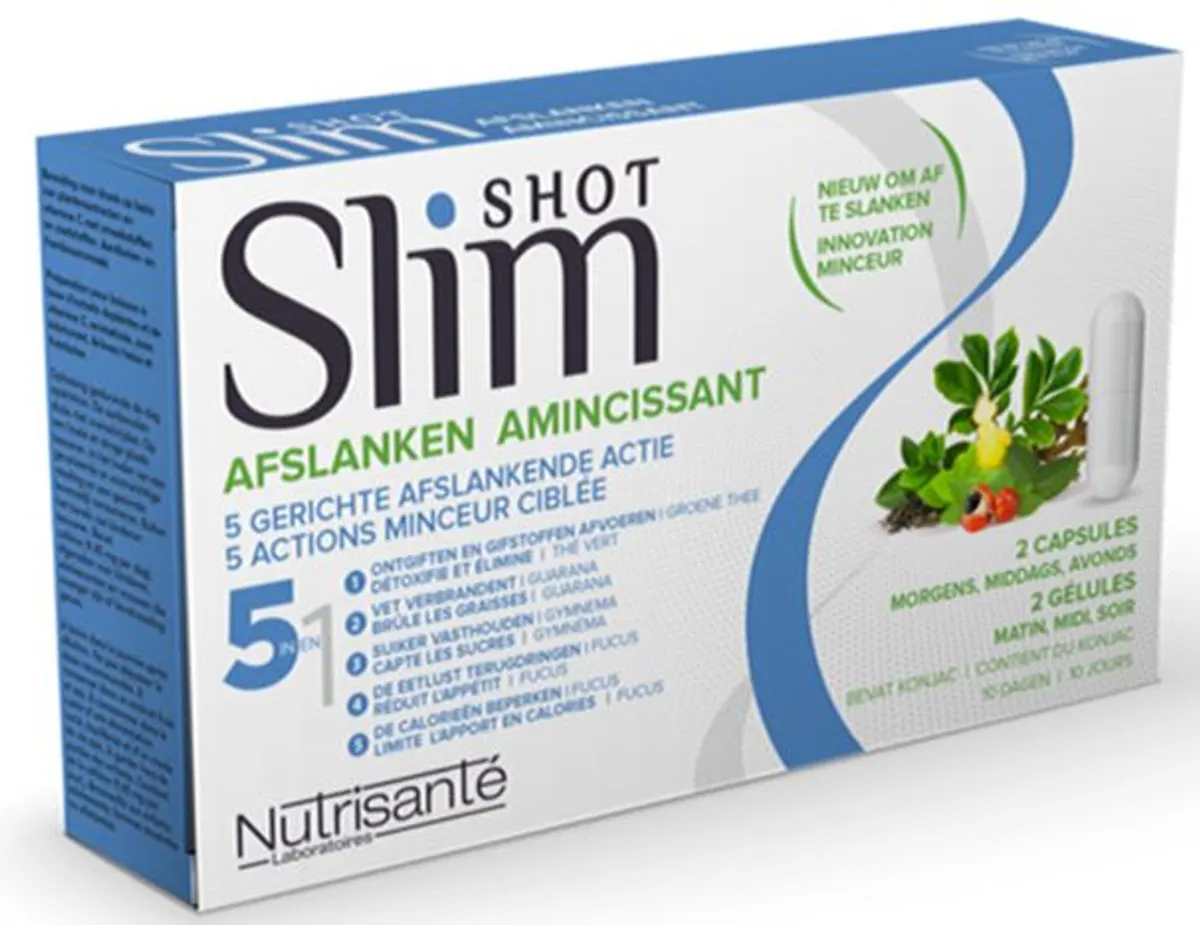 SlimShot 5 Actions 20 Jours 120 Capsules