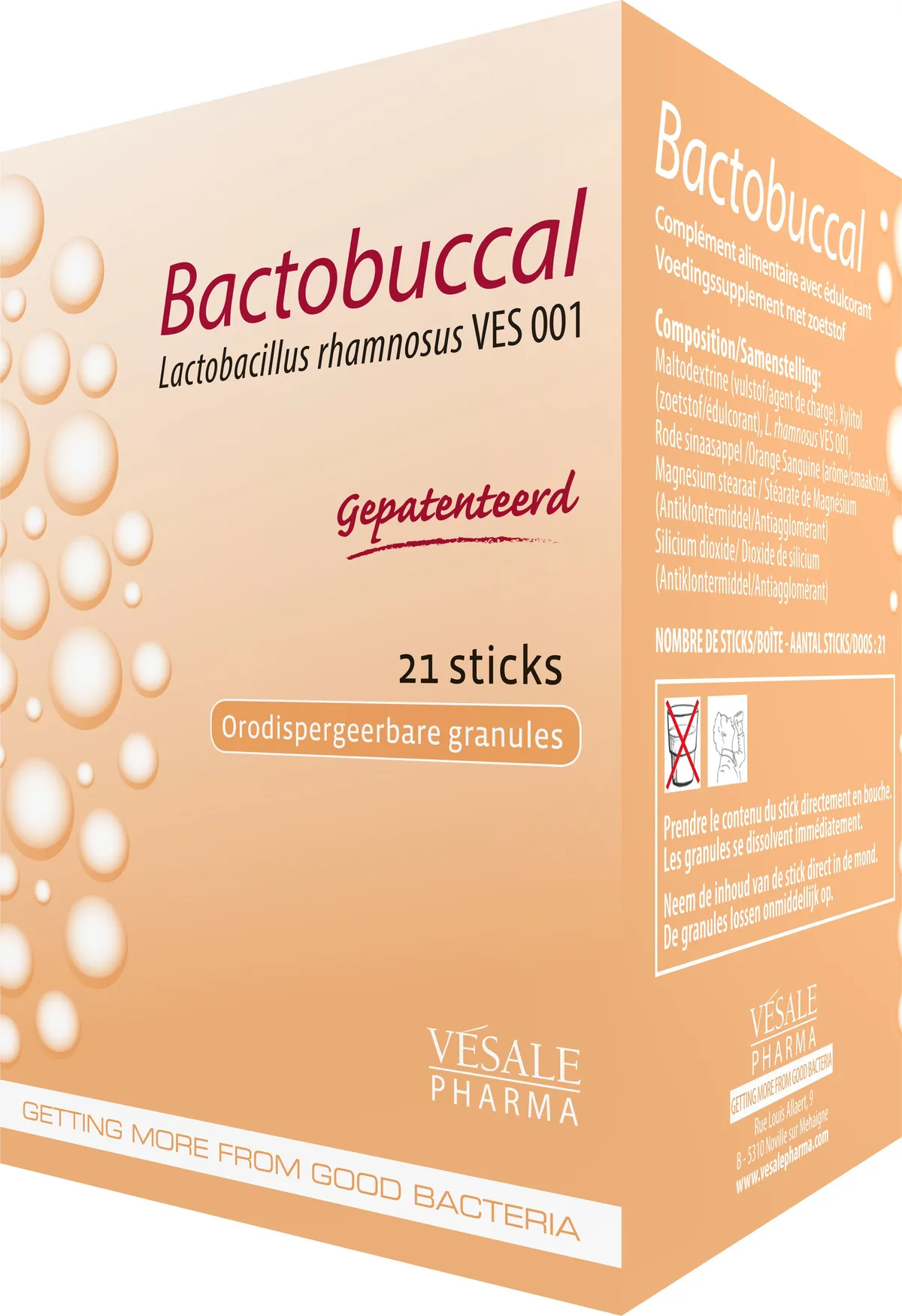 Bactobuccal 21 Sticks