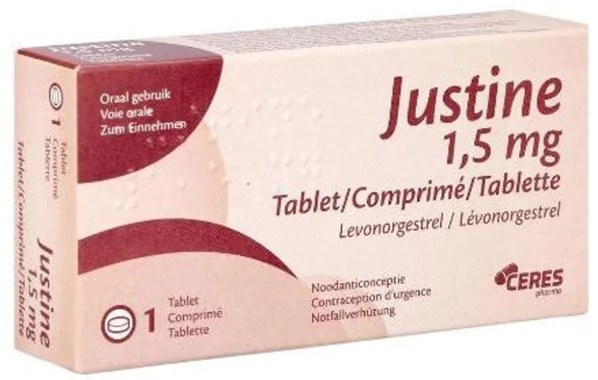 JUSTINE 1,5MG COMP 1