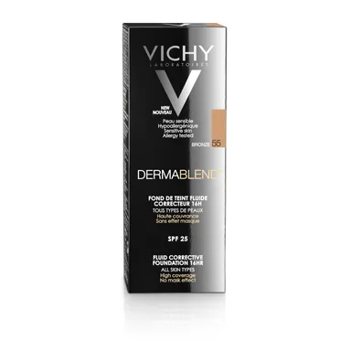 Vichy Dermablend Foundation Vloeibaar 55 Bronze 30ml