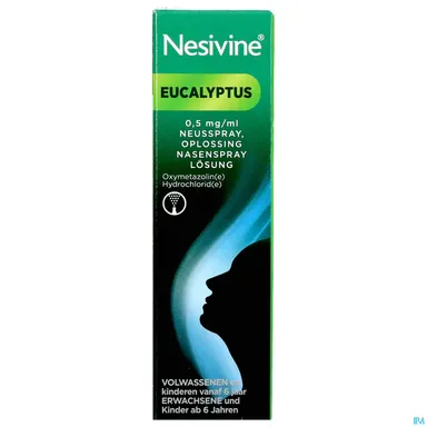 Nesivine Eucalyptus 0,5mg/ml Solution Pulvérisation Nasale 15ml