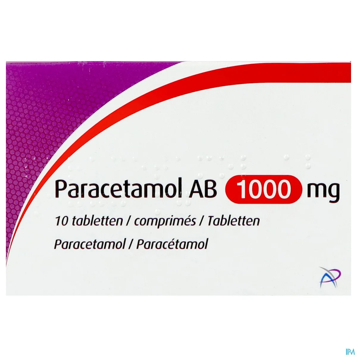 Paracetamol AB 1000mg 10 Comprimés