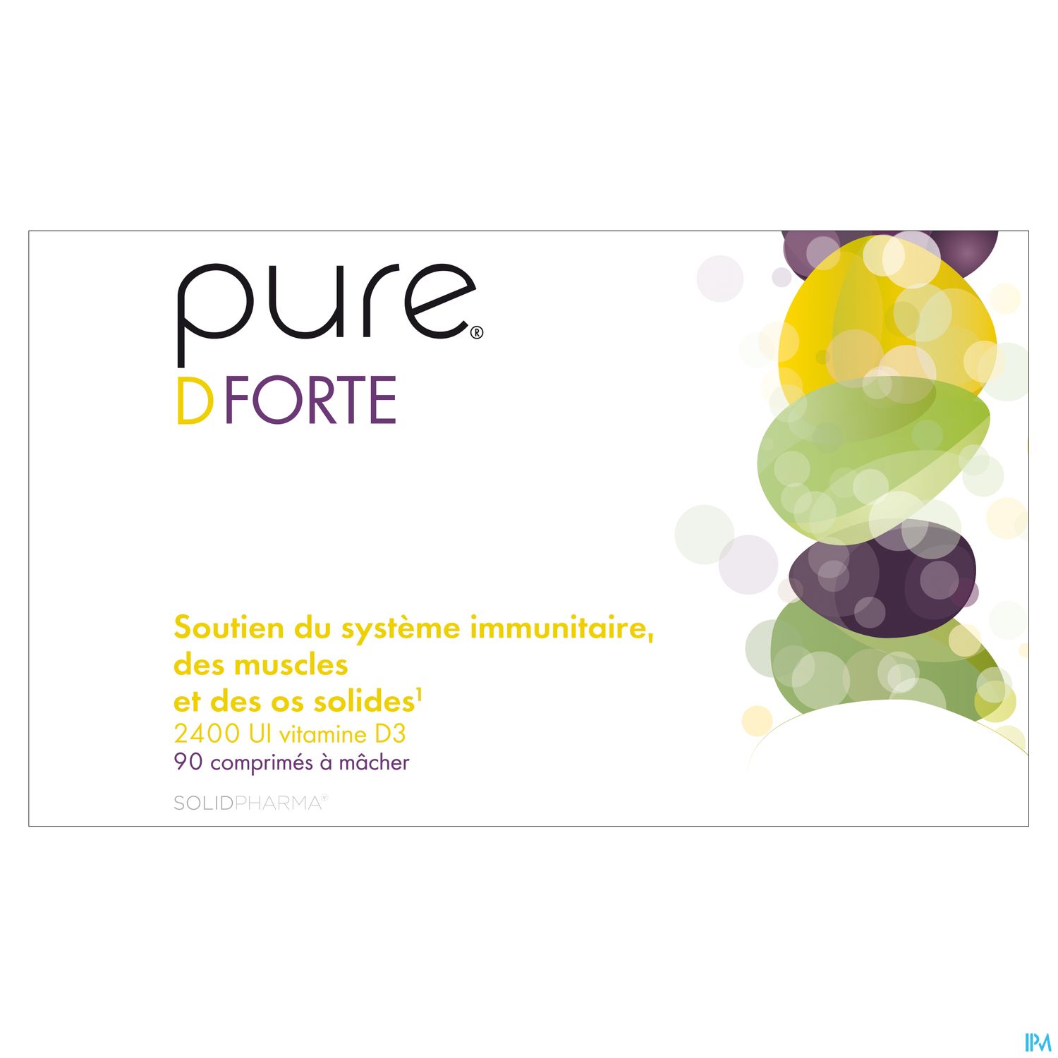 Pure D Forte 90 Tabletten om door te bijten - Pure