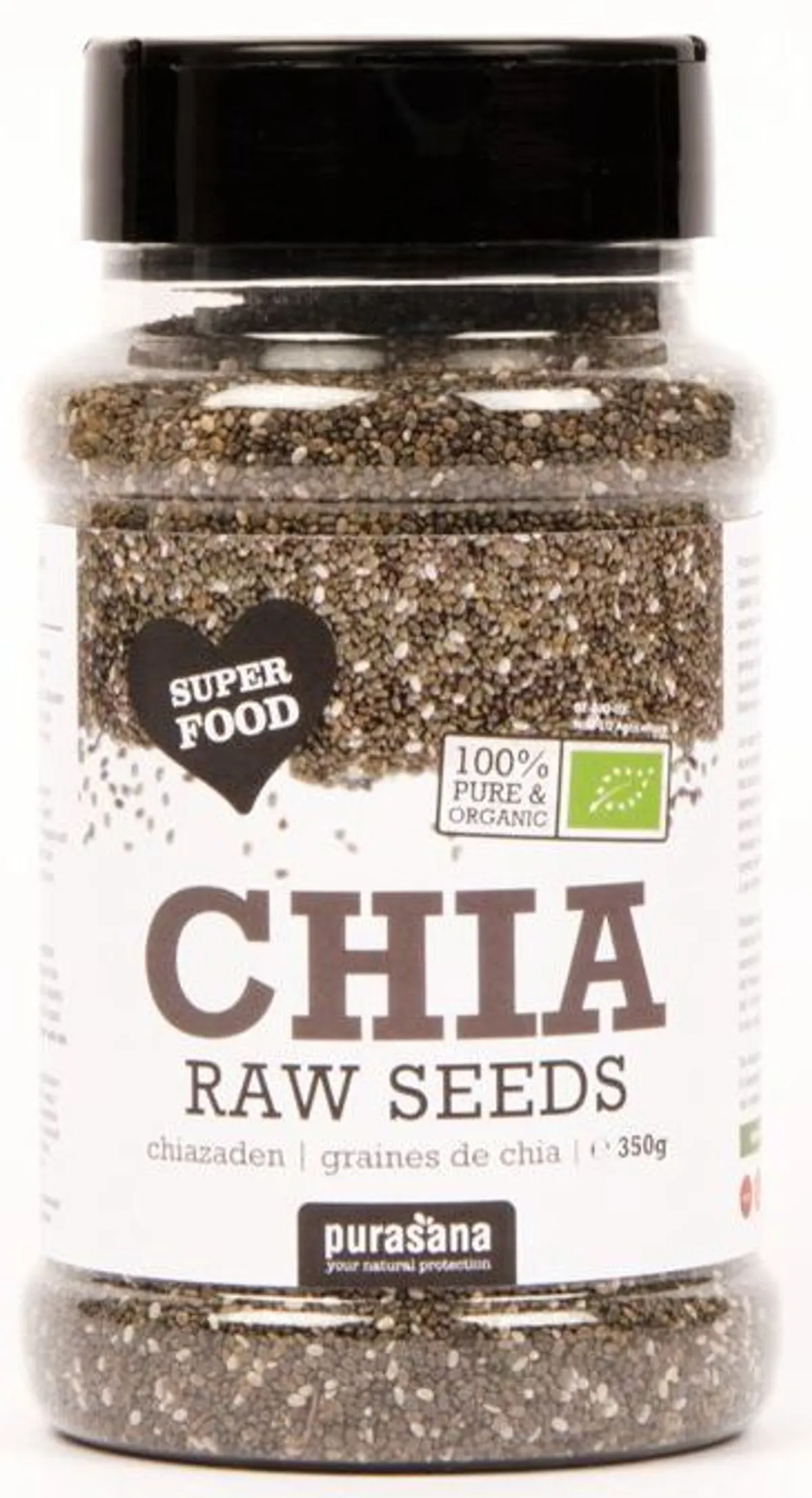 Purasana Graines de Chia Boîte 350g