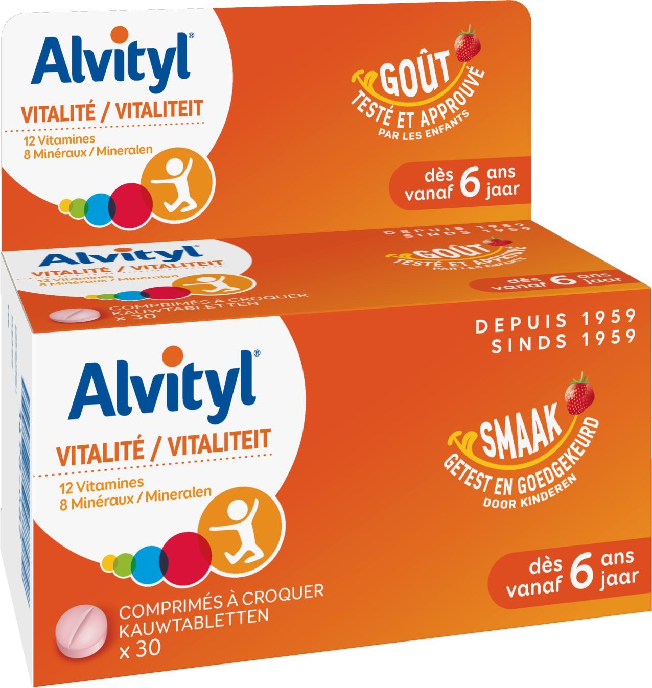 Alvityl Vitaliteit Junior 30 Tabletten - Alvityl