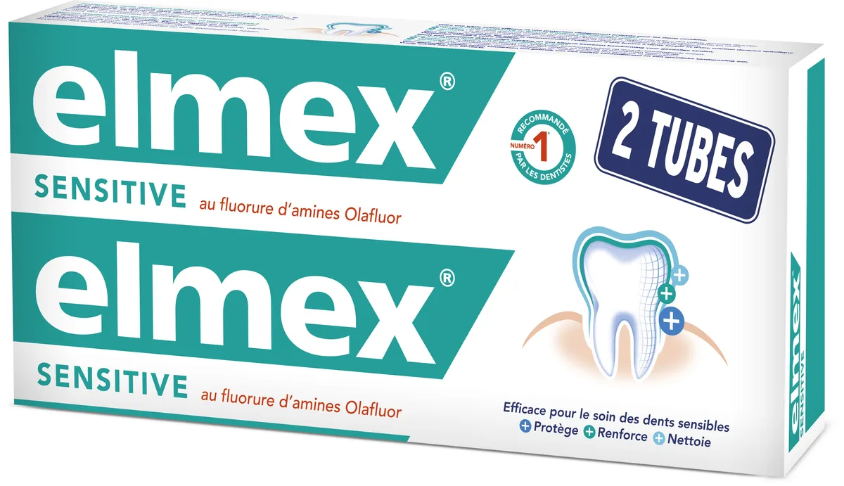 Elmex Sensitive Dentifrice Duopack 2x75ml