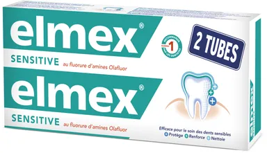 Elmex Sensitive Dentifrice Duopack 2x75ml
