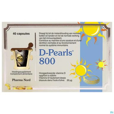 D-Pearls 800 40 Capsules