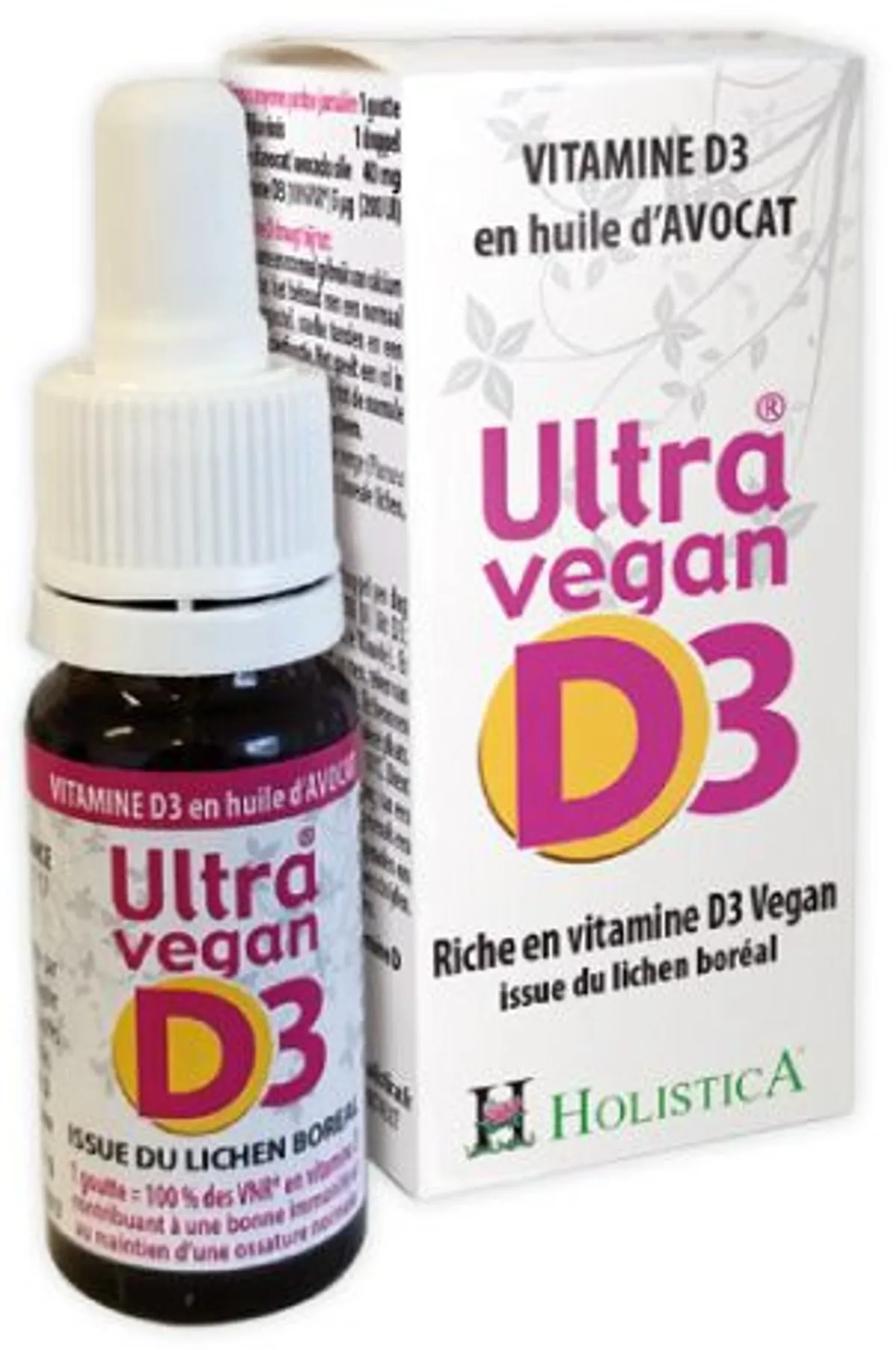 Ultra Vegan D3 Gutt 8ml Holistica