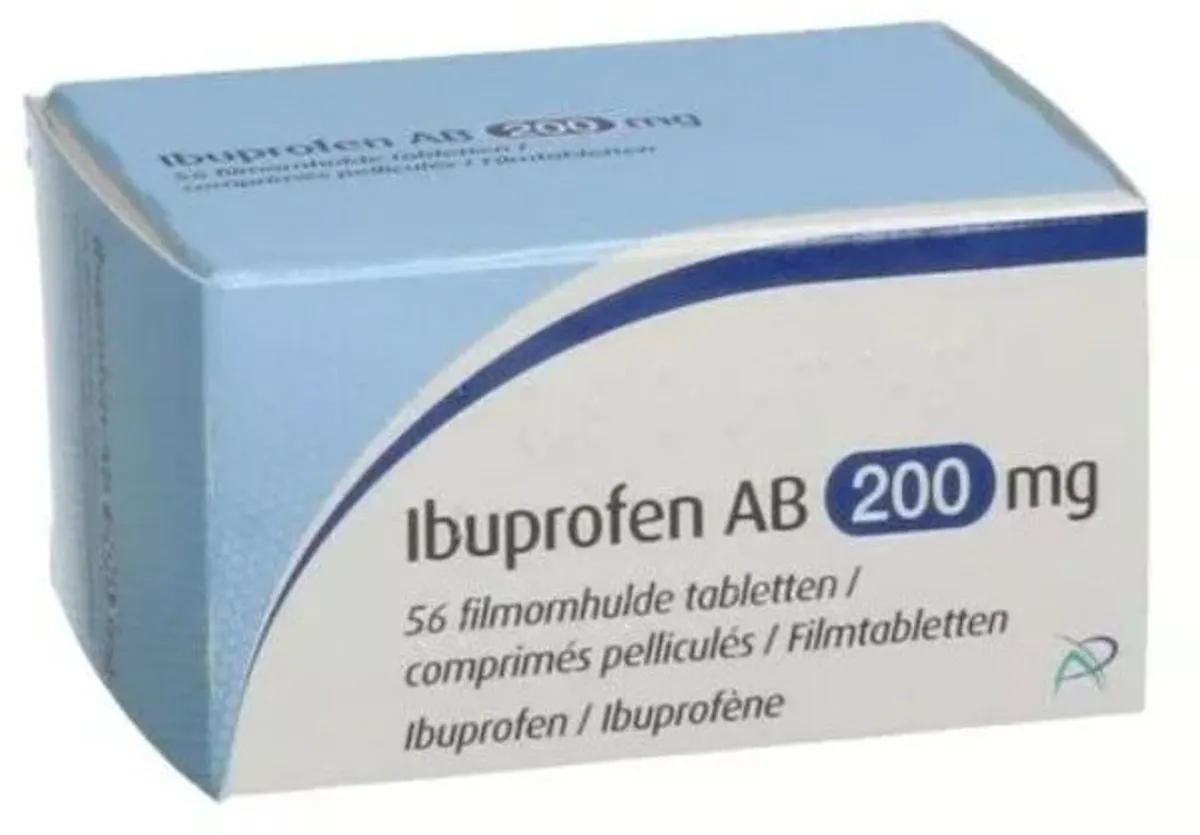 Ibuprofen AB 200 mg 56 tabletten
