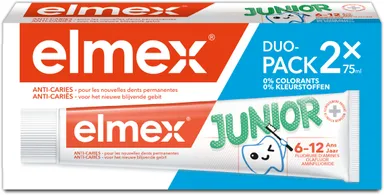Elmex Tandpasta Junior duopack 2x75ml