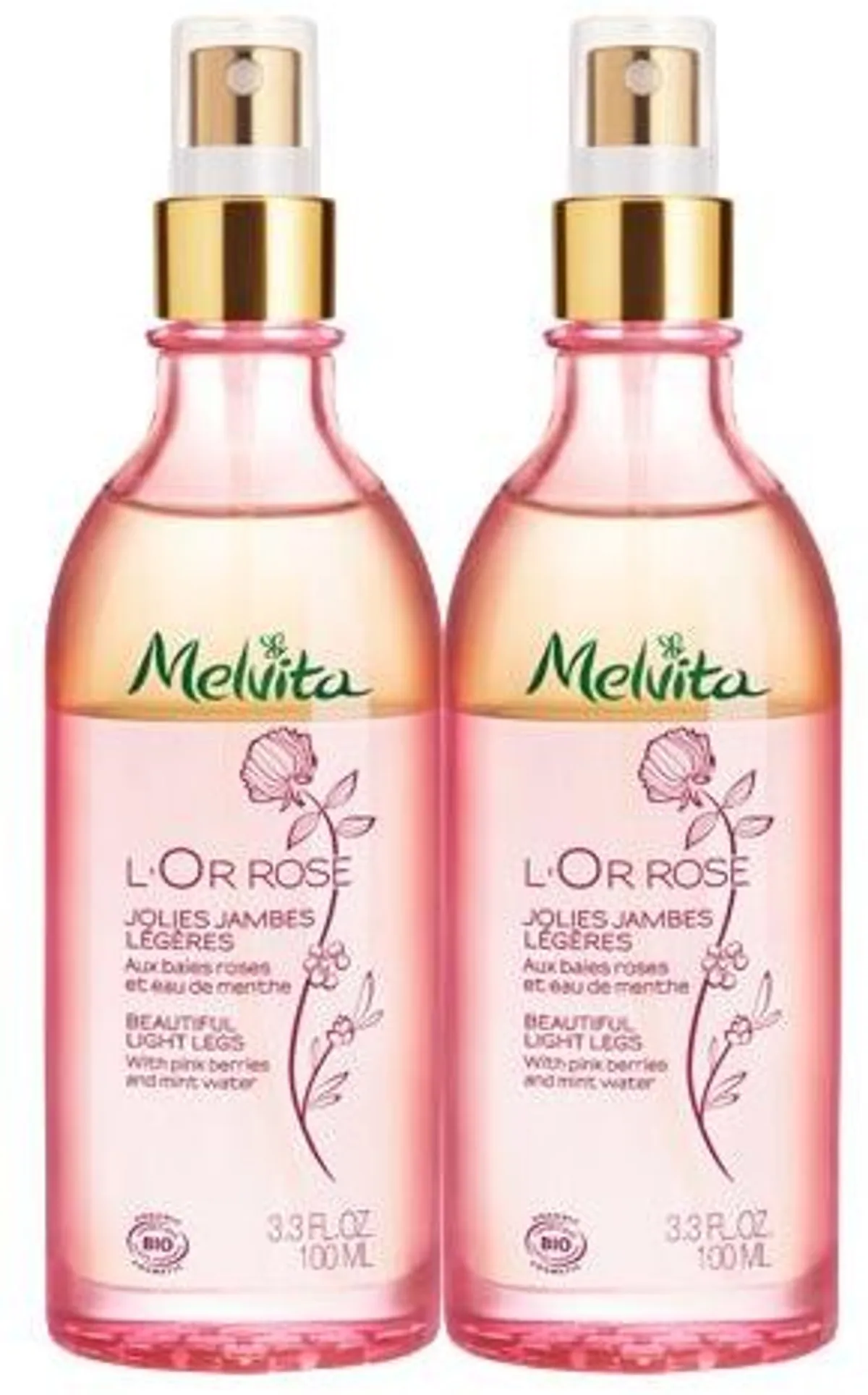 Melvita Olie en Water Mooie Lichte Benen Bio 100 ml
