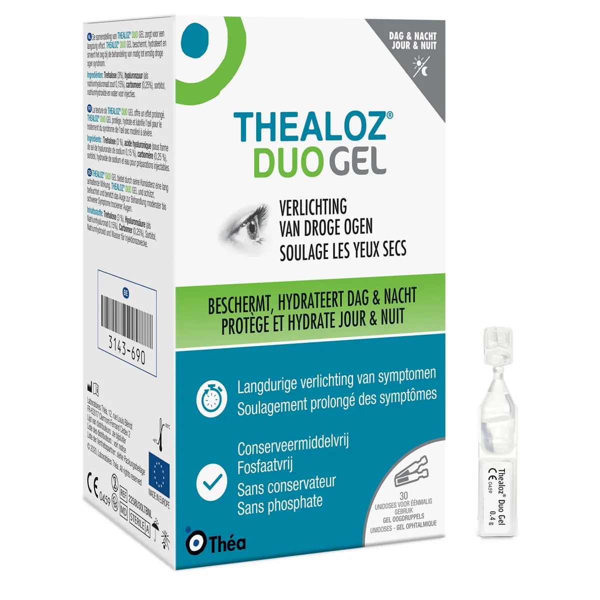 Thealoz Duo Ooggel 30x0,4g