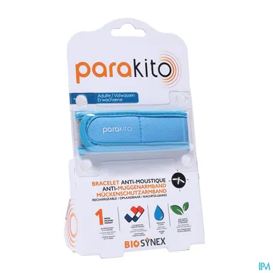Bracelet Anti Moustiques Para'Kito Bleu