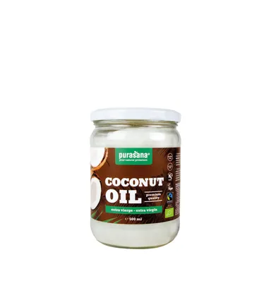 Purasana Kokos noot olie extra vierge 500 ml