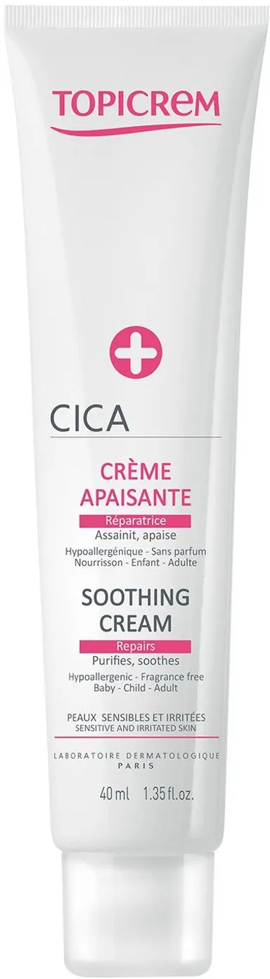 Topicrem CICA Crème Apaisante Réparatrice 40ml