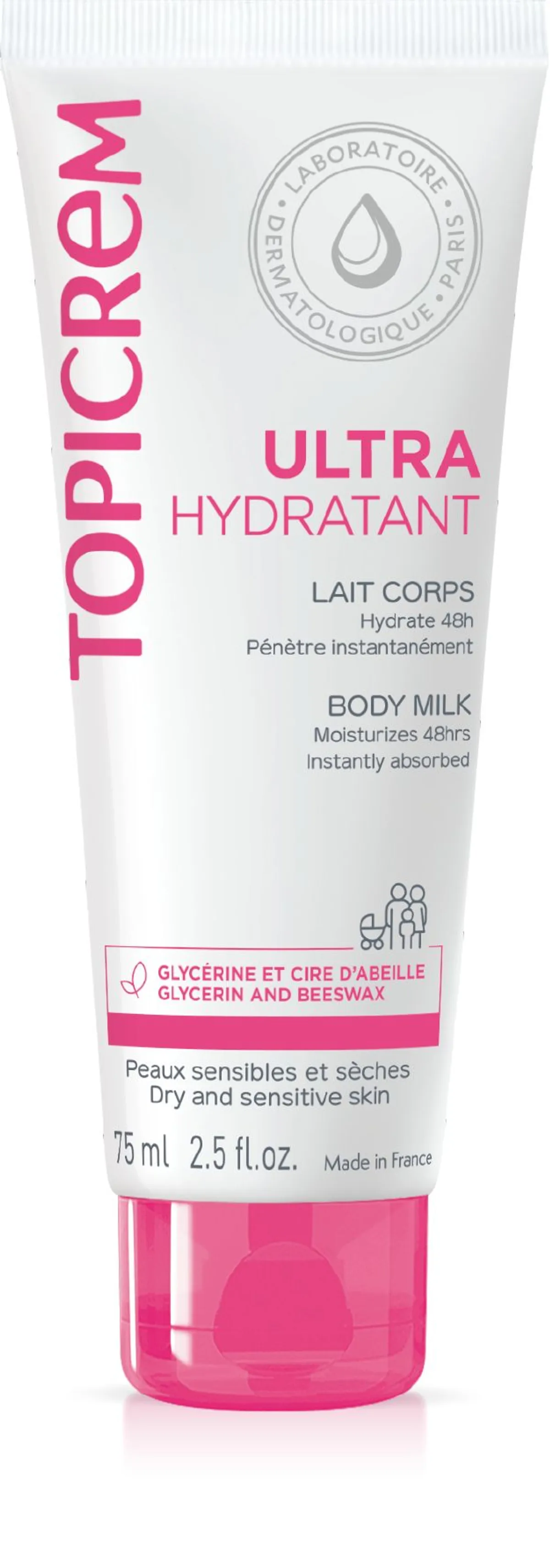 Topicrem Ultra-Hydratant Lait Corps 75ml