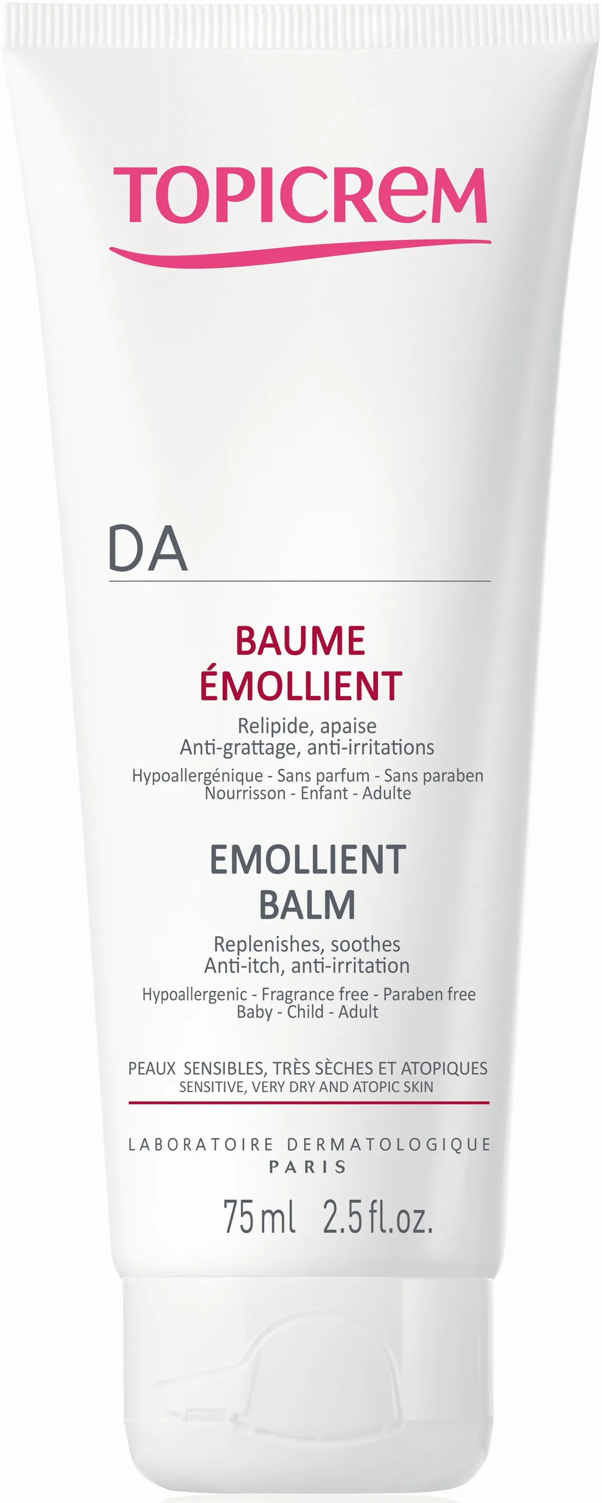 Topicrem DA Verzachtende Balsem Gezicht en Lichaam 75ml