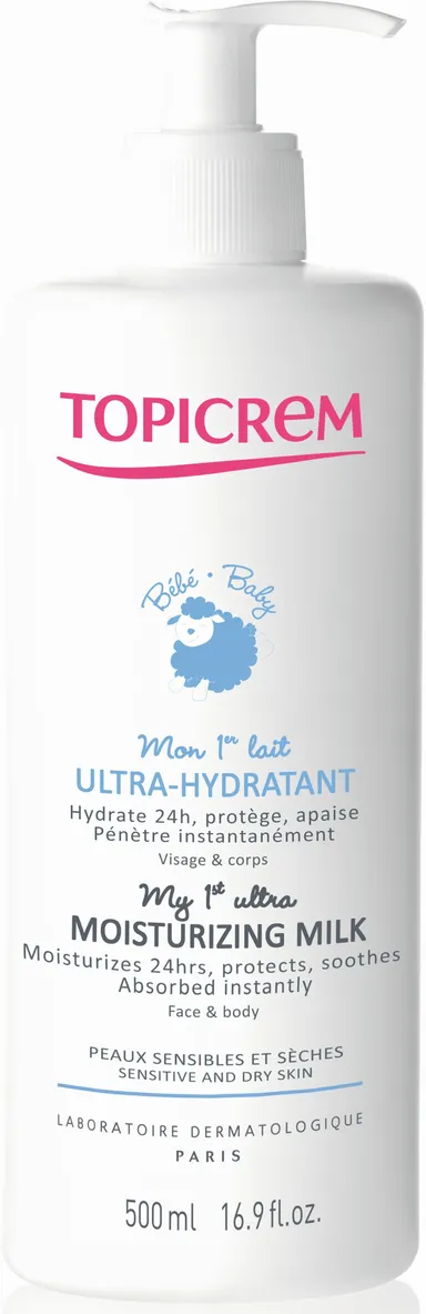 Topicrem Ultra-Hydraterend Baby Melk 500ml