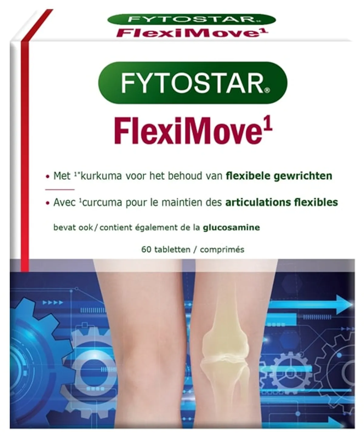 Fytostar FlexiMove Curcumine + Glucosamine 60 Tabletten