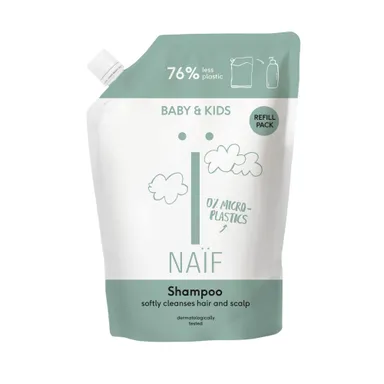 Naïf Baby&Kids Voedende Shampoo Navulling 500 ml
