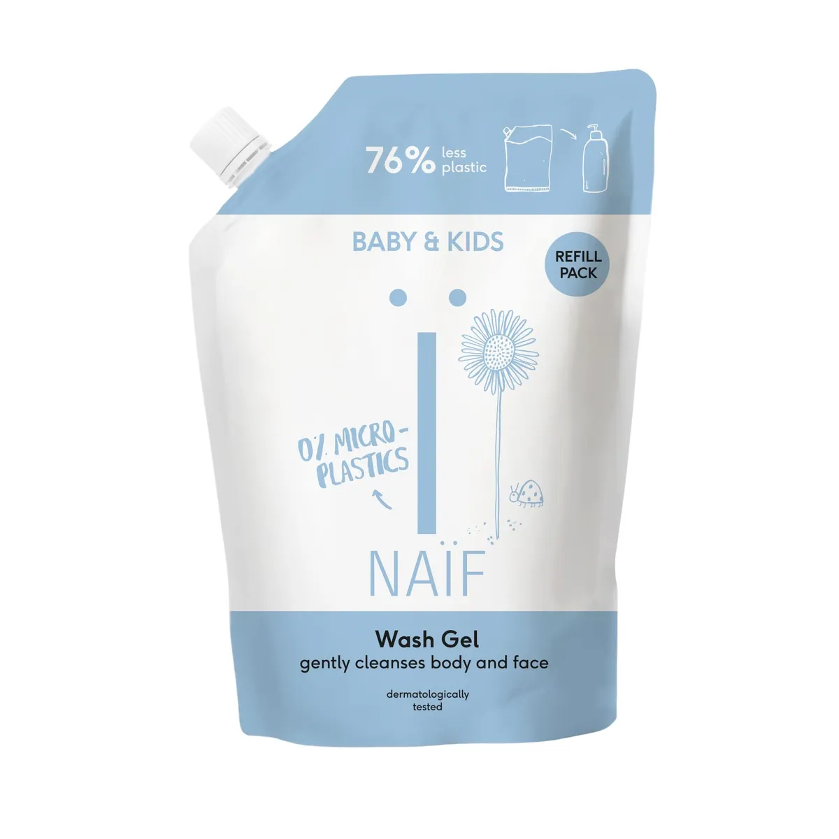 Naïf Baby&Kids Reinigingsgel Navulling 500 ml