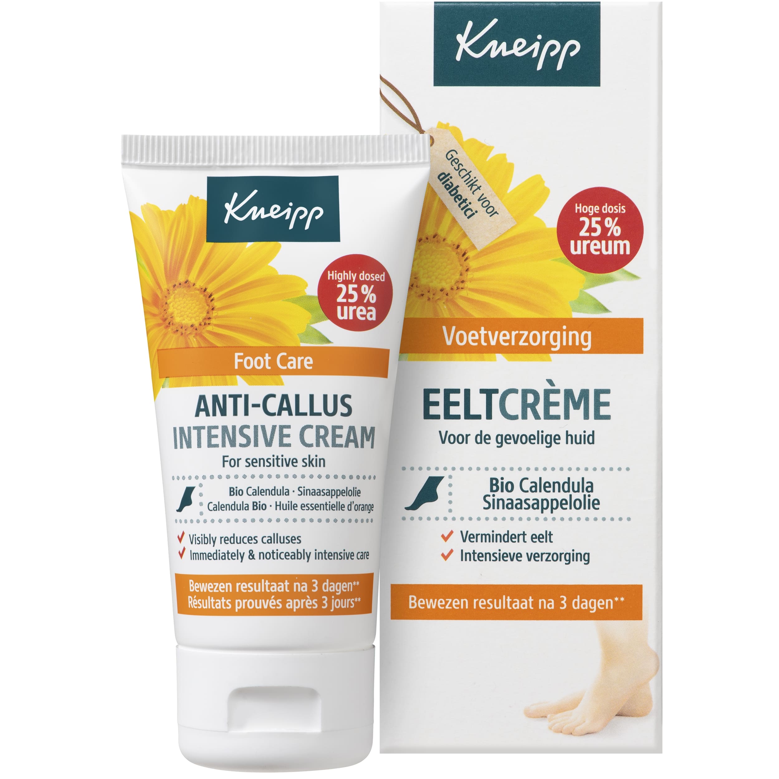 Kneipp Crème Anti-Callosités Calendula et Orange 50ml - Callosité - Cor ...