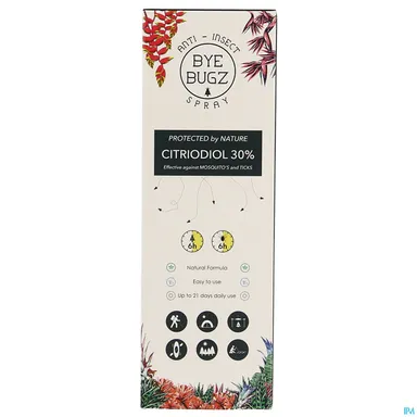 ByeBugz Anti Insect Citriodiol 30% Spray