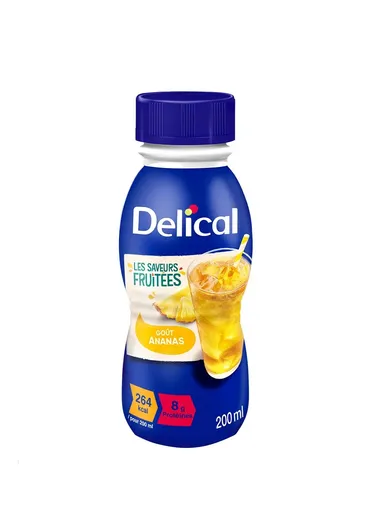 Delical Fruitdrank Ananas 4x200ml