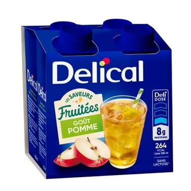 Delical Boisson Fruitée Pomme 4x200ml