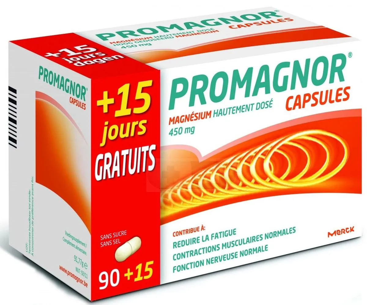 Promagnor 90 Capsules (+ 15 gratuites)