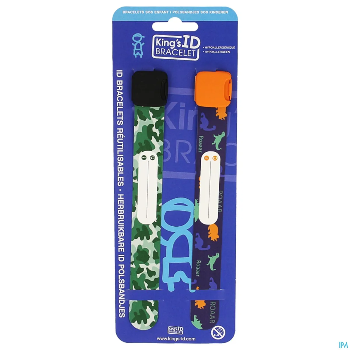 King's ID 2 Armbandjes Klassiek Jongen