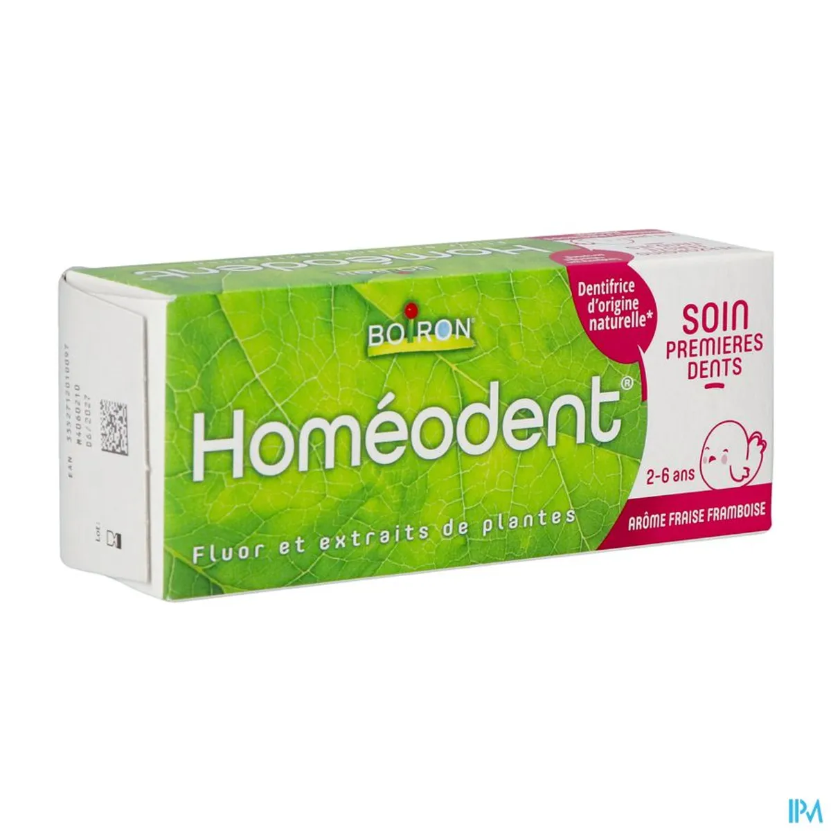 Homeodent Verzorging Eerste Tandjes Tandpasta Aardbei/Framboos 50 ml