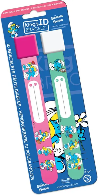 King's ID 2 Bracelets Schtroumpf pour Filles