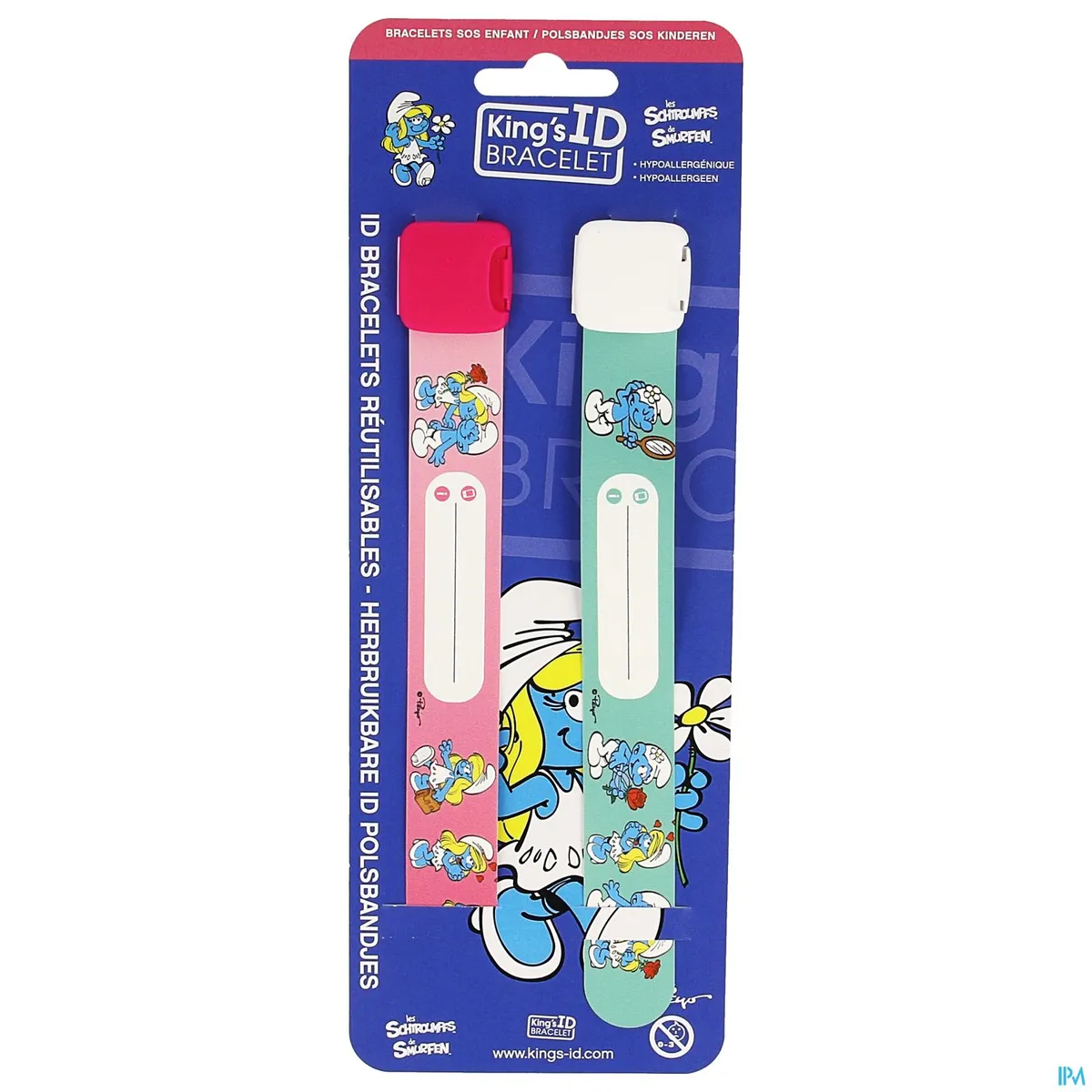 King's ID 2 Armbandjes Smurfen Meisje