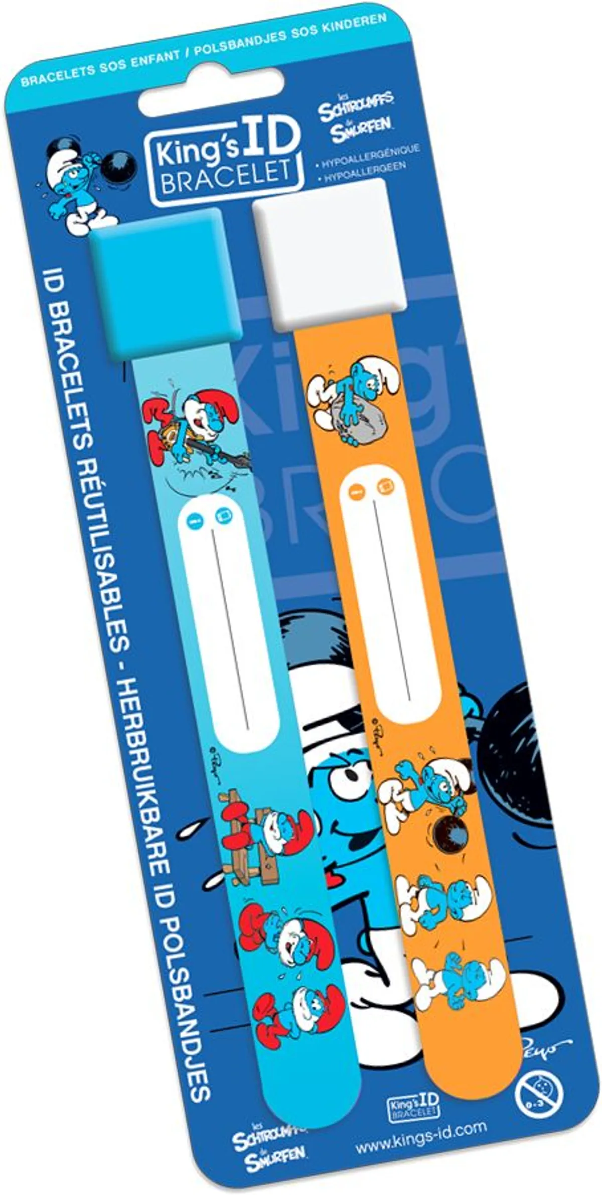 King's ID 2 Bracelets Schtroumpf pour Garçons